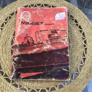 Vintage 1971 MG Midget Mark III Handbook